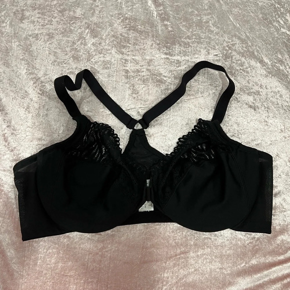 Glamorise Front-Closure T-Back WonderWire bra - Picture 1 of 12